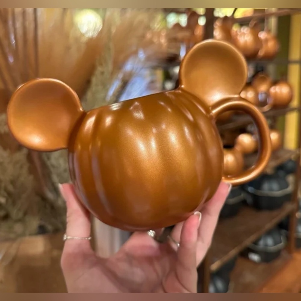 Disney Parks Mickey Mouse Pumpkin Coffee Mug